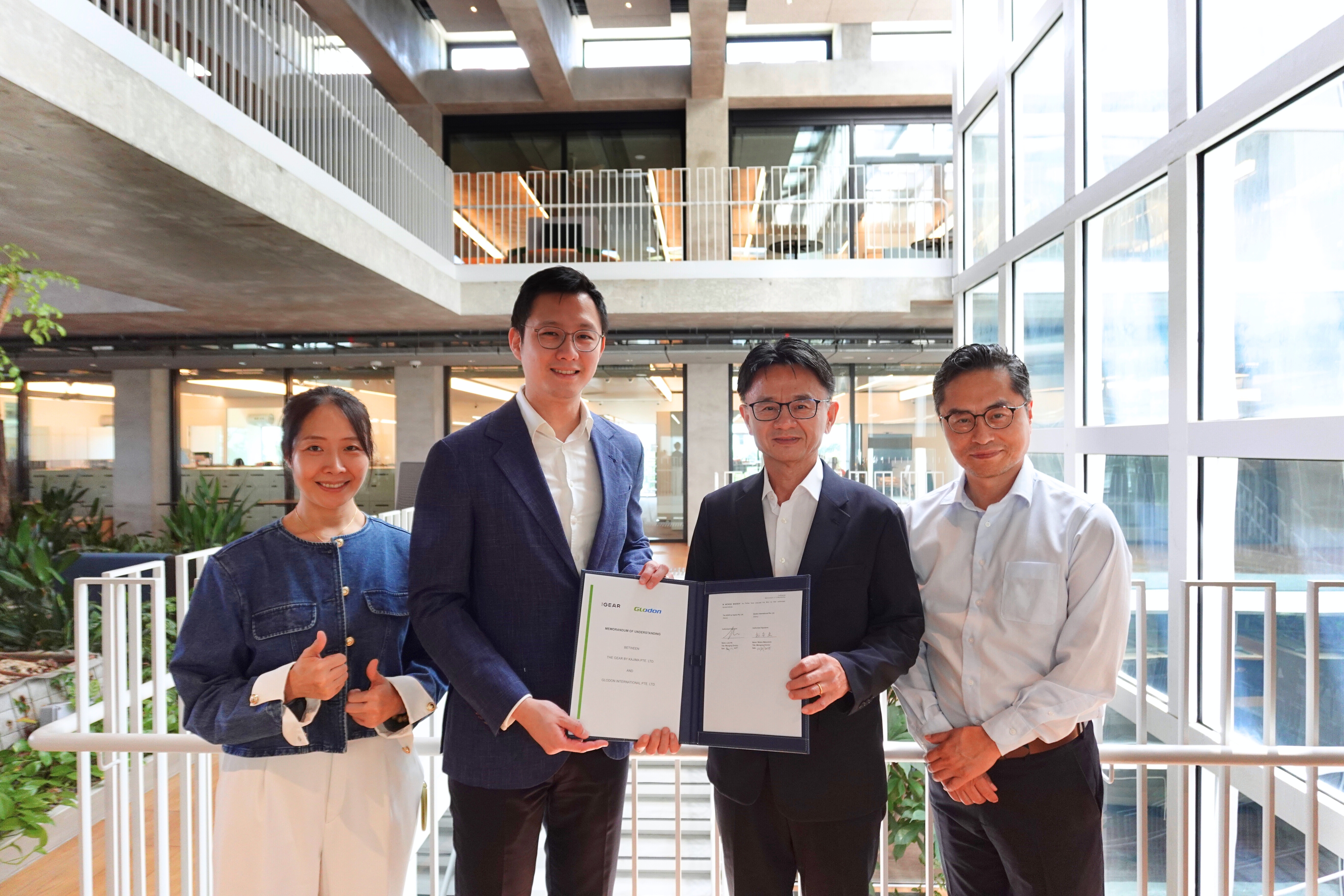 The Gear and Glodon sign MoU to Advance Education for Digital Construction